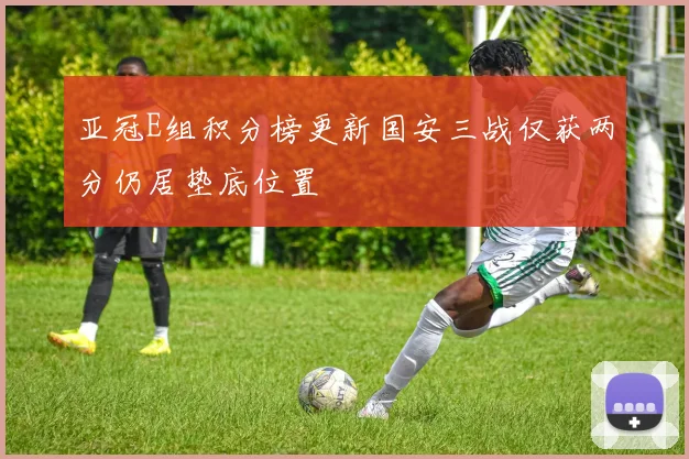 亚冠E组积分榜更新国安三战仅获两分仍居垫底位置